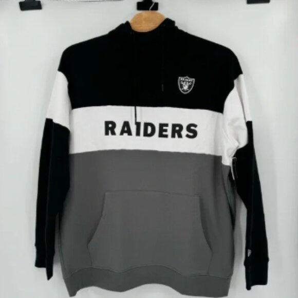 New Era Unisex Adult 4XLT Oakland Raiders‎ NFL Fan Apparel Hoodie Pullover NWT - Picture 1 of 8